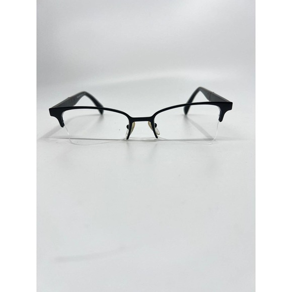 PRADA VPR50P 1BO-1O1 53-19-145 Matte Black Woodgrain Eyeglasses Frames H8570 - Picture 9 of 10